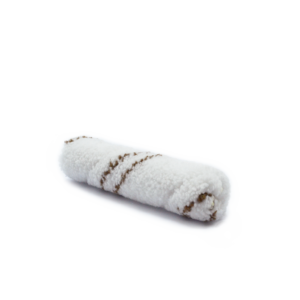 Microvezelrol met dubbele bruine draad (10 cm)